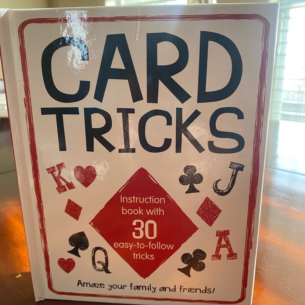 Card Tricks book - great for kids and families